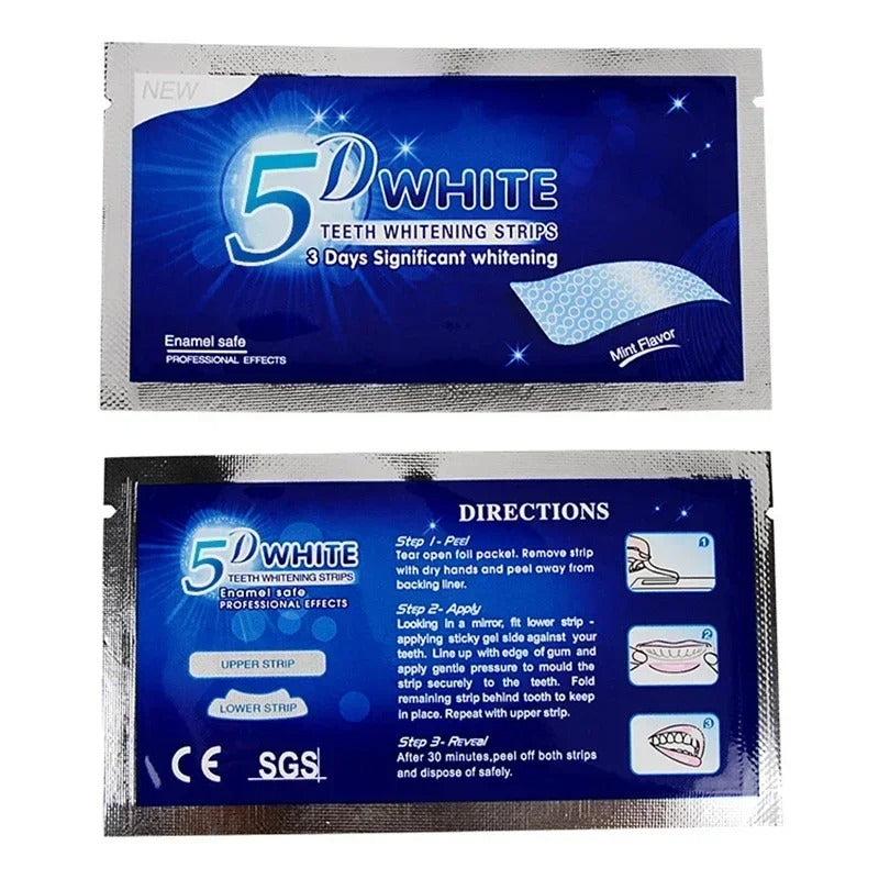 CINTAS DENTALES BLANQUEADORAS 5D WHITE